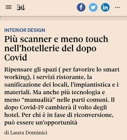 Futuro digital e tech nel settore hotellerie