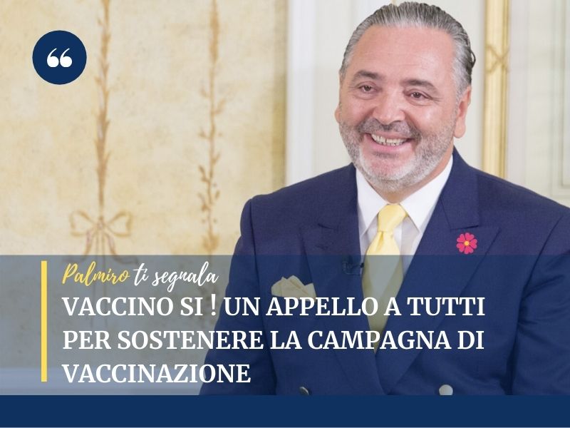 VACCINO SI ! SOSTENIAMO LA CAMPAGNA DI VACCINAZIONE
